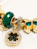 Bransoletka charms, stal chirurgiczna.